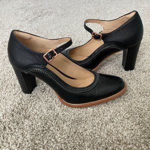 Clarks Mary Jane Heels 9